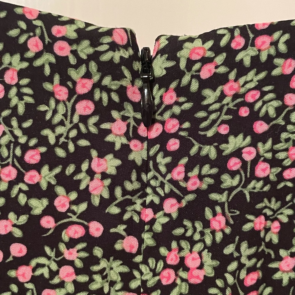 J Crew Smocked Sleeve Floral Midi Dress - Picture 7 of 11